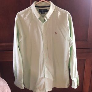 Green Ralph Lauren classic fit